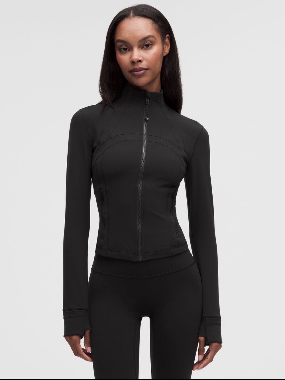Lululemon Define Cropped Jacket Nulu - Black - Women's Size 4
